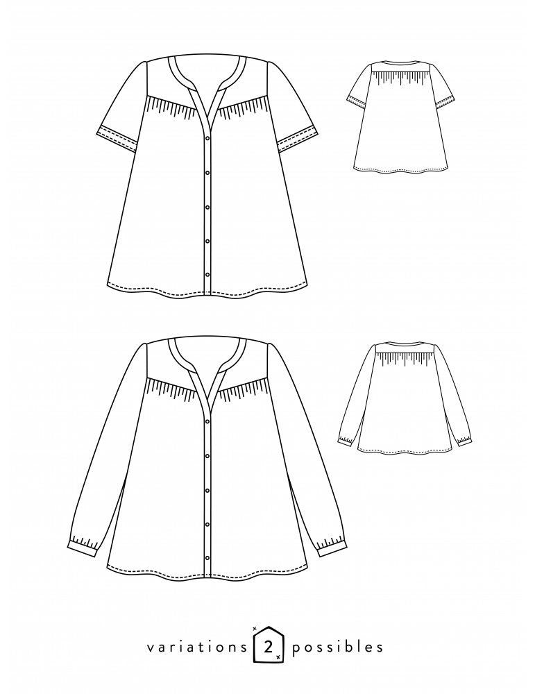 ENVOL Blouse - Atelier Scämmit