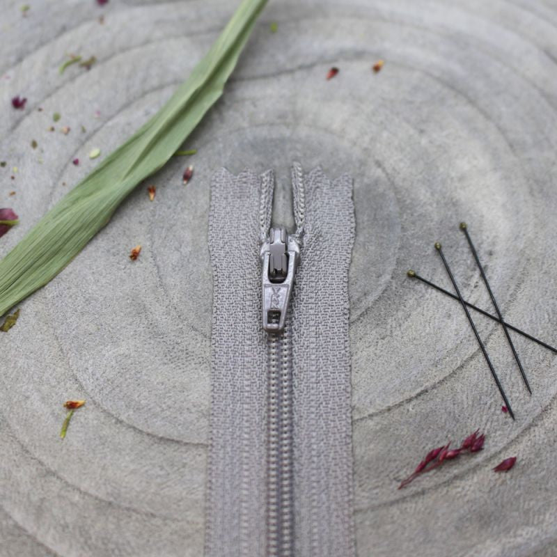 Zip 20cm Taupe - Atelier Brunette