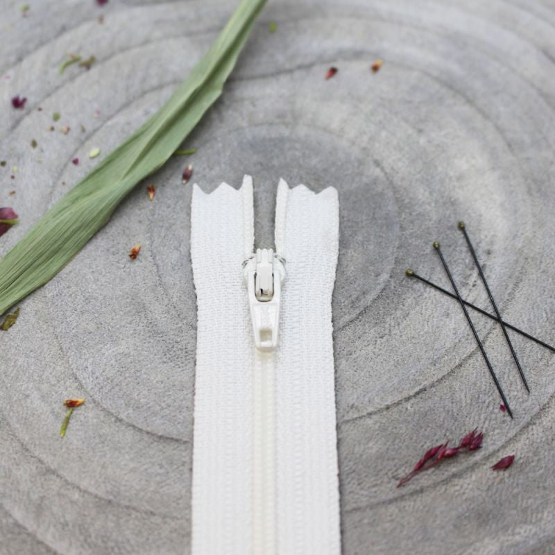 Zip 20cm Off-White - Atelier Brunette