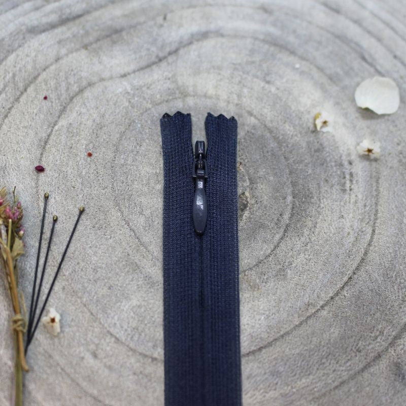 Zip Invisible Midnight - Atelier Brunette