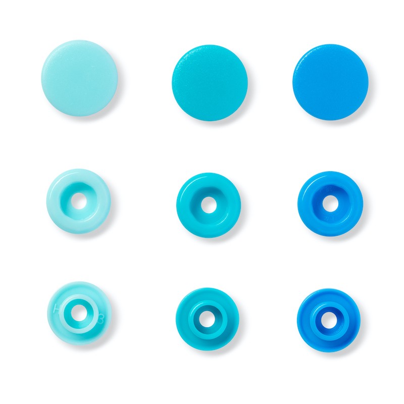 Color Snaps Prym - Bleu, Turquoise
