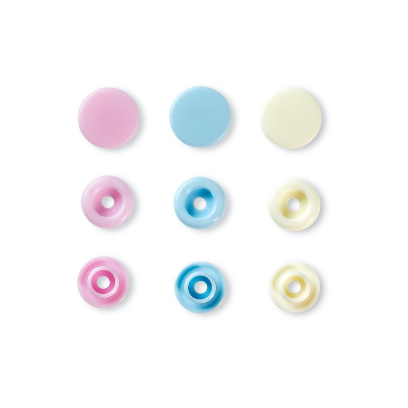 Color Snaps Prym - Rose, bleu