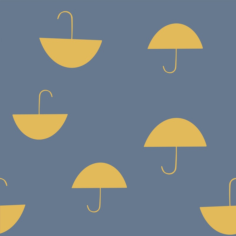 Sweat Umbrella Bleu - Katia Fabrics