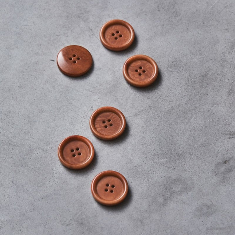 Bouton Dish Corozo - Rust