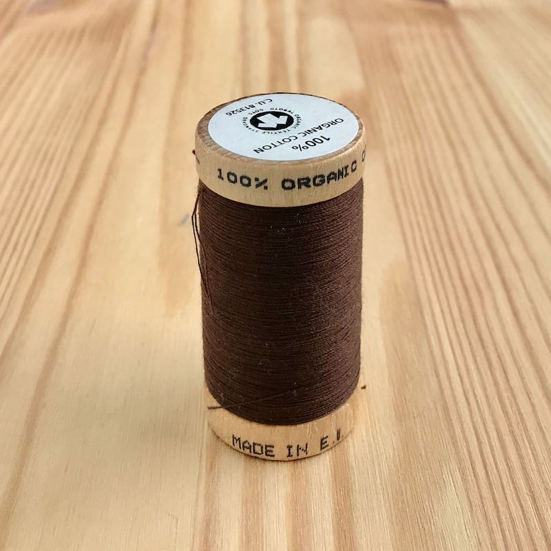 Bobine de Fil 100% Coton Bio - Noyer