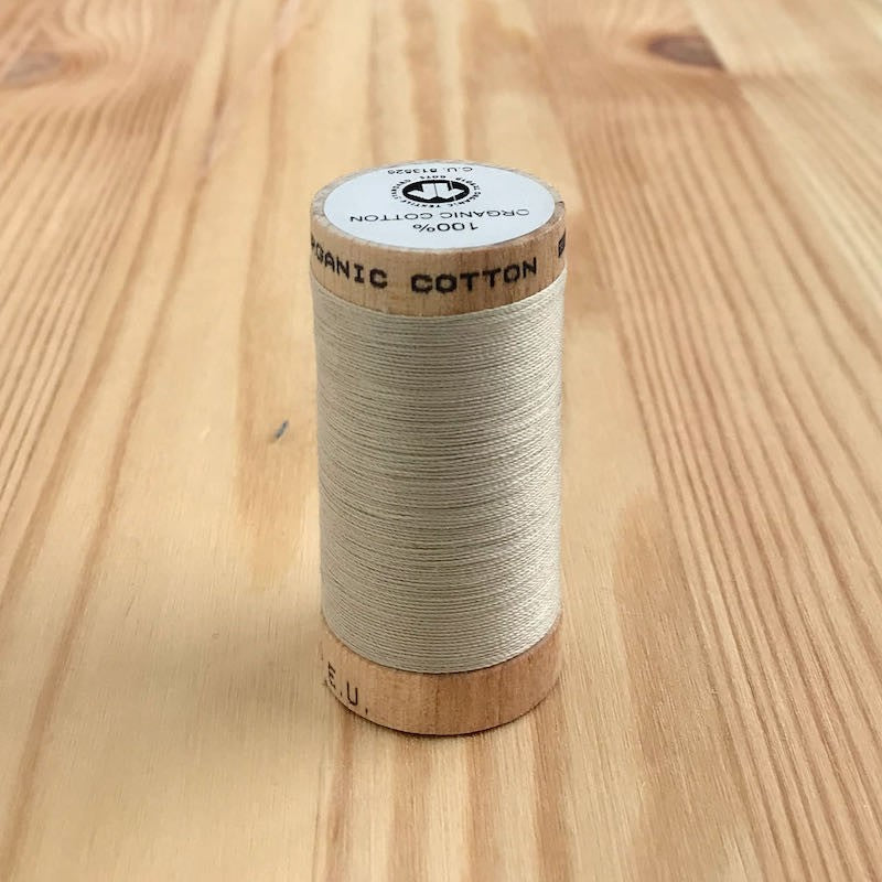 Bobine de Fil 100% Coton Bio - Beige