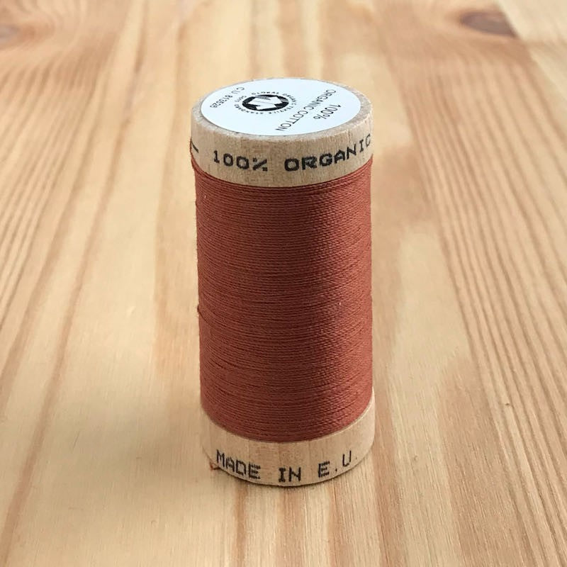 Bobine de Fil 100% Coton Bio - Rouille