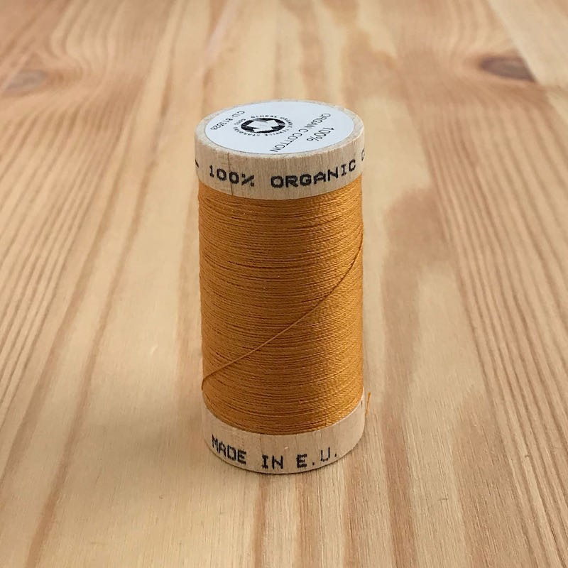Bobine de Fil 100% Coton Bio - Ochre