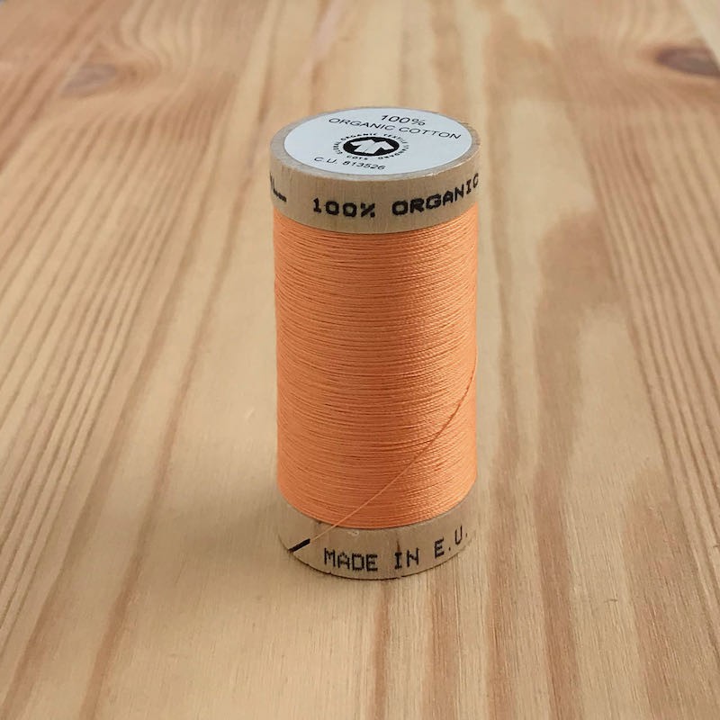 Bobine de Fil 100% Coton Bio - Orange