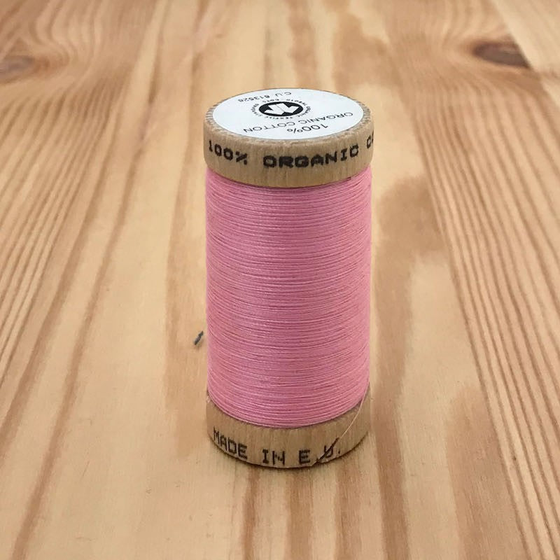 Bobine de Fil 100% Coton Bio - Rose