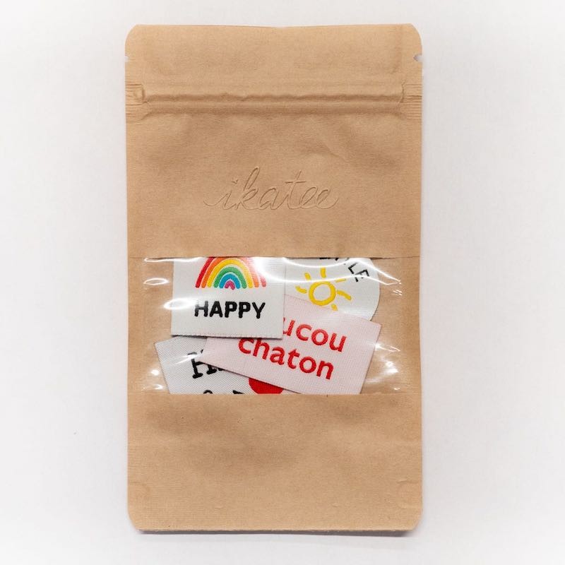 Etiquettes Assortiment "Colorful" - IKATEE