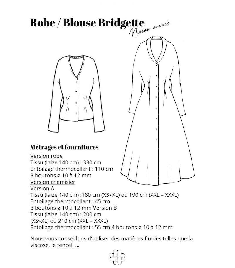 Robe / chemisier Bridgette - Cousette
