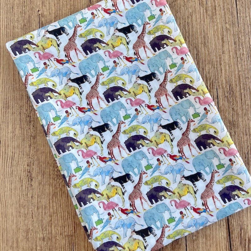 Queue for the Zoo - Liberty Fabrics