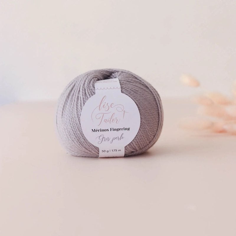 Laine Mérinos Lise Tailor - Gris