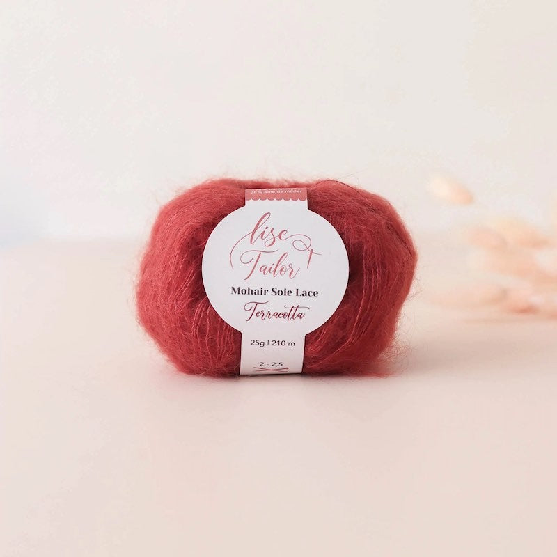 Mohair Soie Lise Tailor - Terracotta