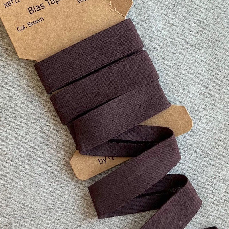 Biais Coton - Marron