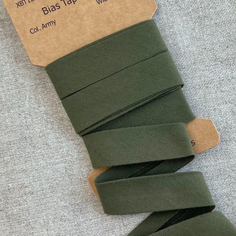 Biais Coton - Kaki