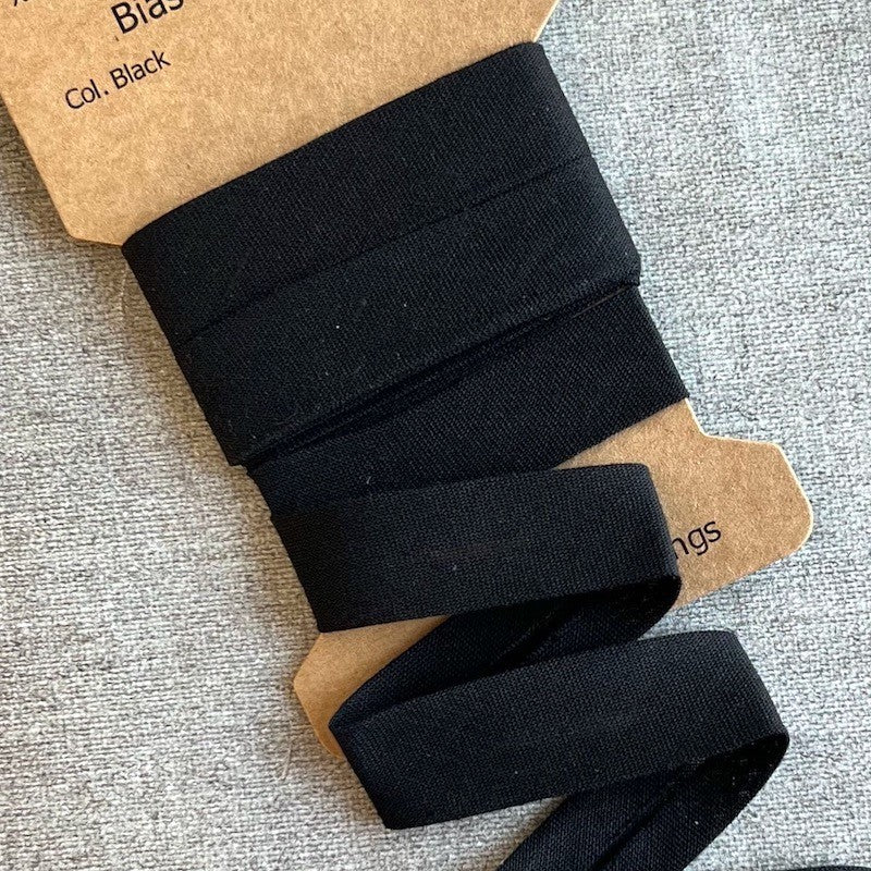 Biais Coton - Noir