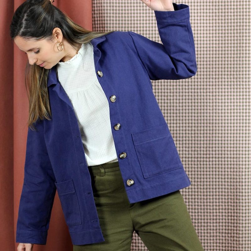 Gabardine Indigo - La Maison Naïve