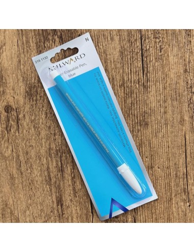 Water-erasable pen, blue