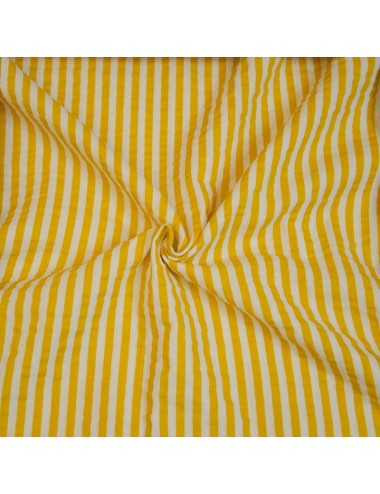 Double gauze Yellow Stripes