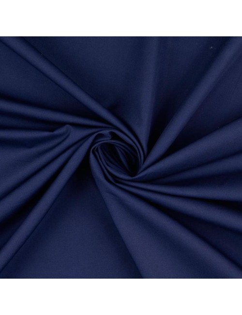 Cotton Poplin - Navy