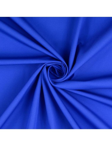Popeline Coton - Bleu Royal