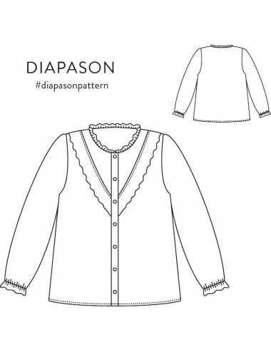 DIAPASON Blouse - Atelier...