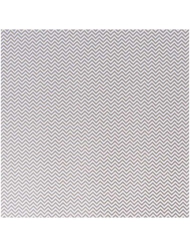 Coton zig zag gris - Rico...