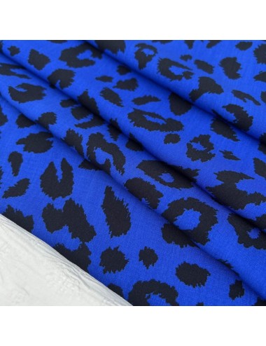 Blue Leopard Viscose - My...