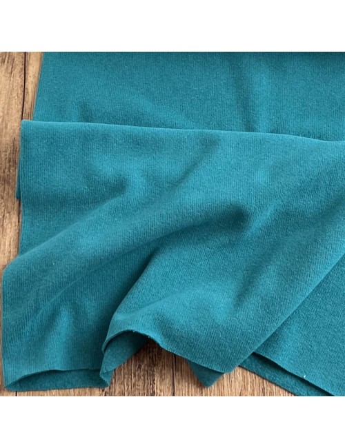 Brushed Cotton knit - Emerald