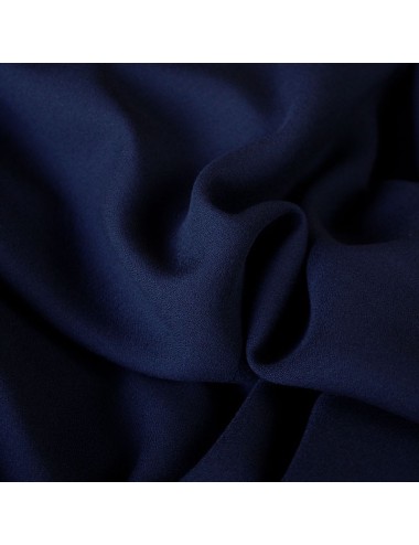 Navy Viscose Crêpe -...