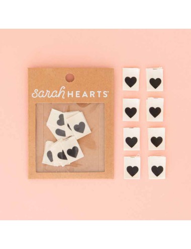 Black Hearts Label Set -...