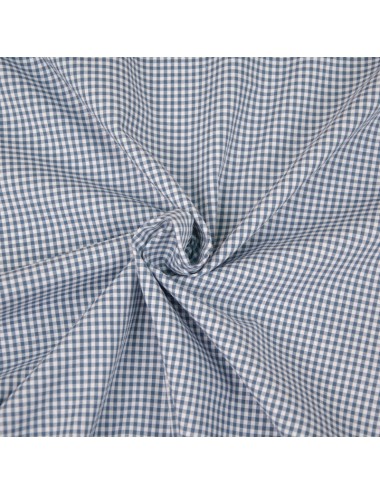 Gingham Cotton batiste - Blue