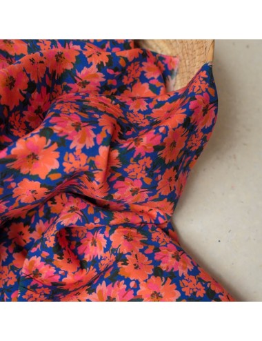 Viscose Floral Flames -...