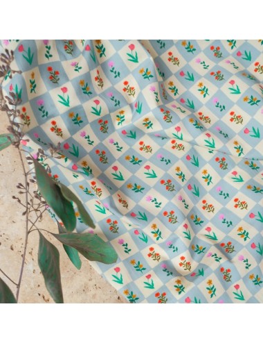 Cotton sateen Garden Square...