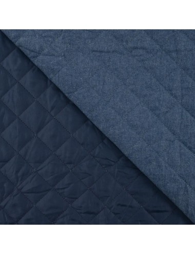 Quilted chambray