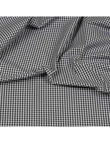 Gingham Cotton batiste - Black