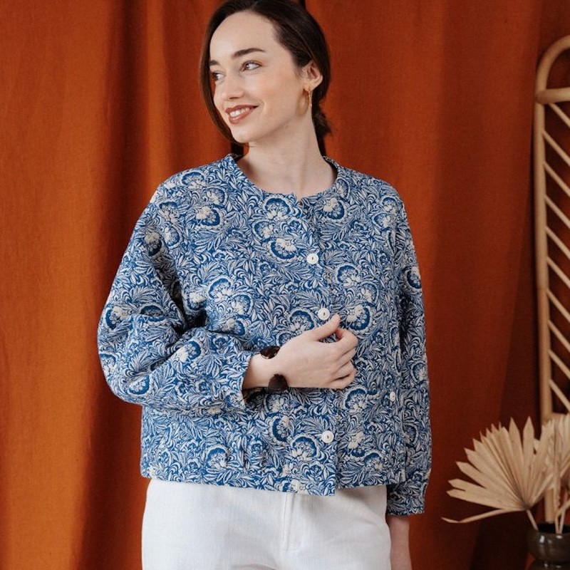Patron de couture Veste Blouse Elyette - Cousette Patron de couture Veste Blouse Elyette - Cousette