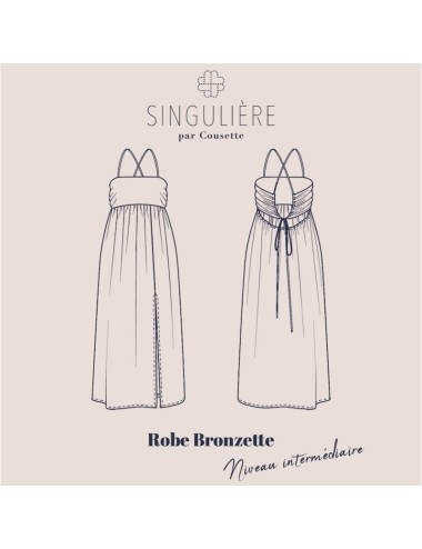 Bronzette Kleid - Cousette