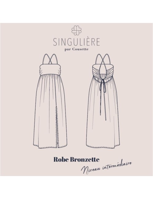 Bronzette Kleid - Cousette