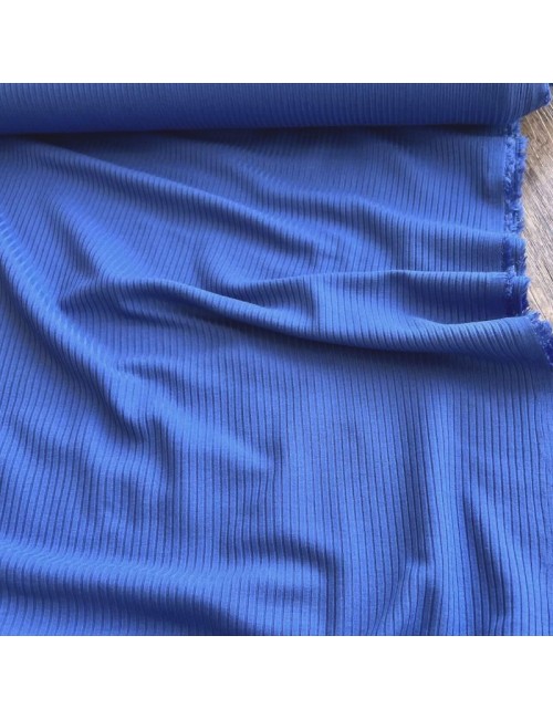 Derby Ribbed Jersey Lapis -...