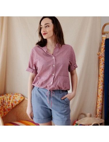 Shiny Magenta checks -...
