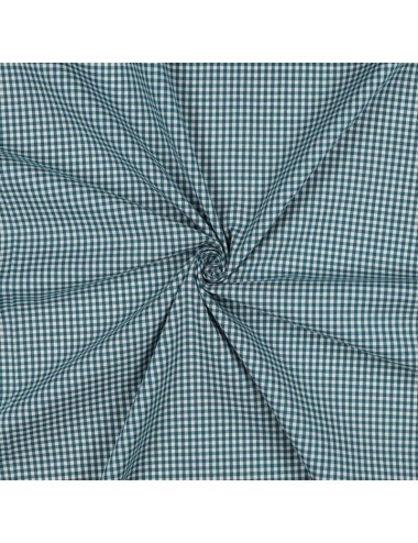 Gingham Cotton - Teal