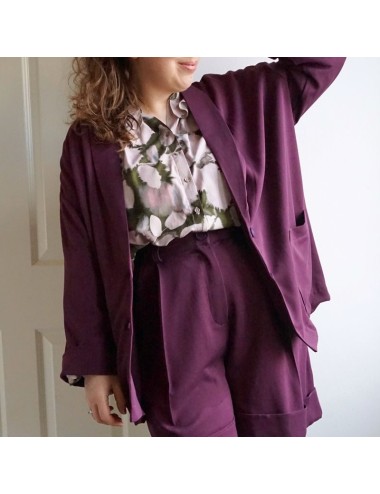 Sergé de Viscose Bordeaux