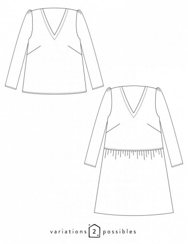 Idylle Blouse, Dress - Atelier Scämmit