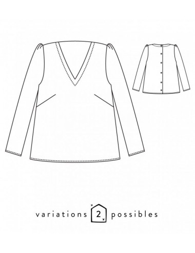 Idylle Blouse, Robe - Atelier Scämmit