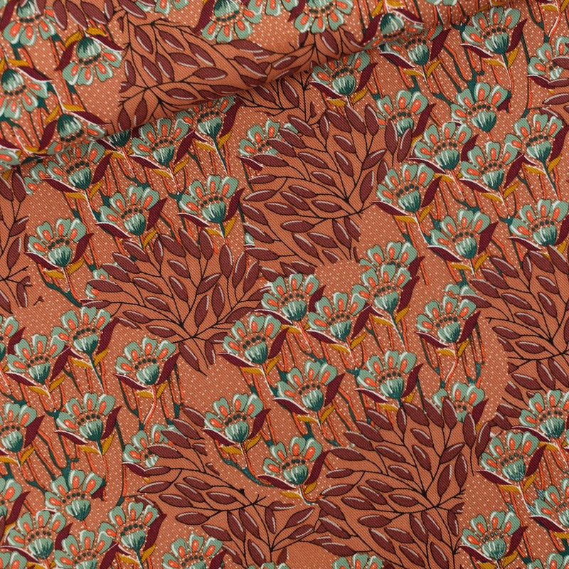 Gilly Flowers Cotton Canvas Baumwolle Leinwand Gabardine Twill Stoff Marke See You At Six