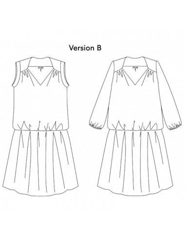 SUUN blouse, dress - P&M Patterns