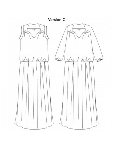 SUUN blouse, dress - P&M Patterns